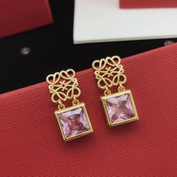 Loewe square cutout earrings