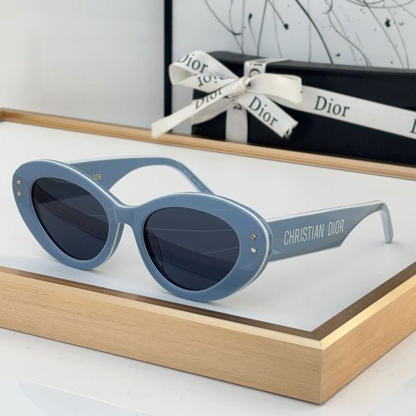 Dior Star Logo Acetate Fibre Cat eye sunglasses Top quality (Perfect Replica） - Image 3