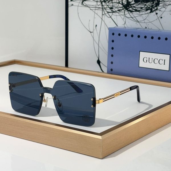 Gucci Stylish Frameless Design  sunglasses Top quality （Replica） - Image 4