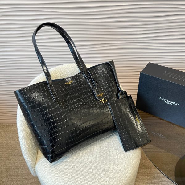 Saint Laurent YSL  Tote Leather Handbag Shoulder Bag (Replica)