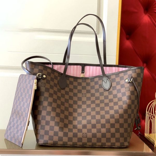 Louis Vuitton LV Neverfull Monogram Damier MM&GM N41357 (Replica) - Image 4